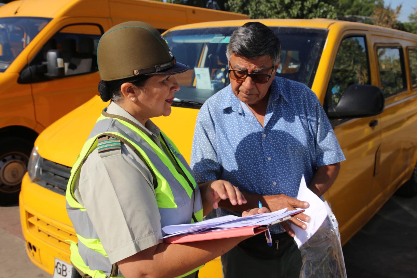 Fiscalización transporte escolar
